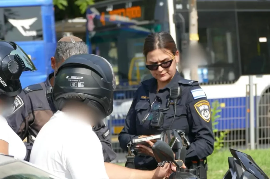 תמונות מפעילות משטרת התנועה בסופ"ש