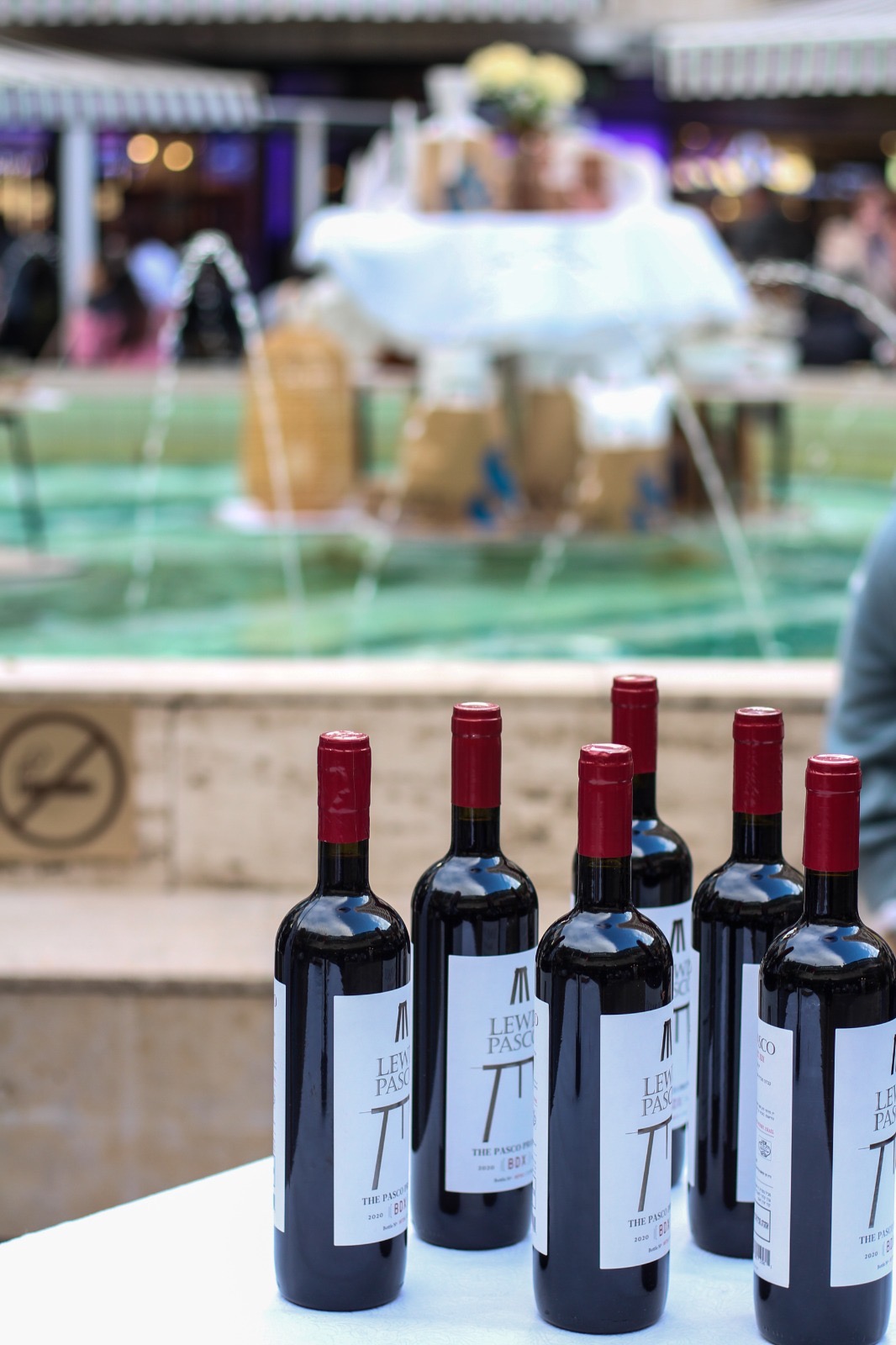 Wines at the festival in Gan Ha'ir. Photo: Mor Yosef