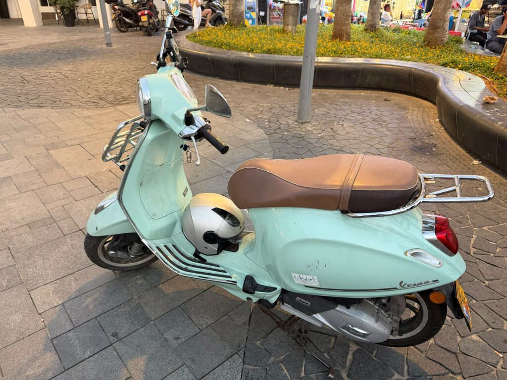 תמונת הקטנוע שנגנב